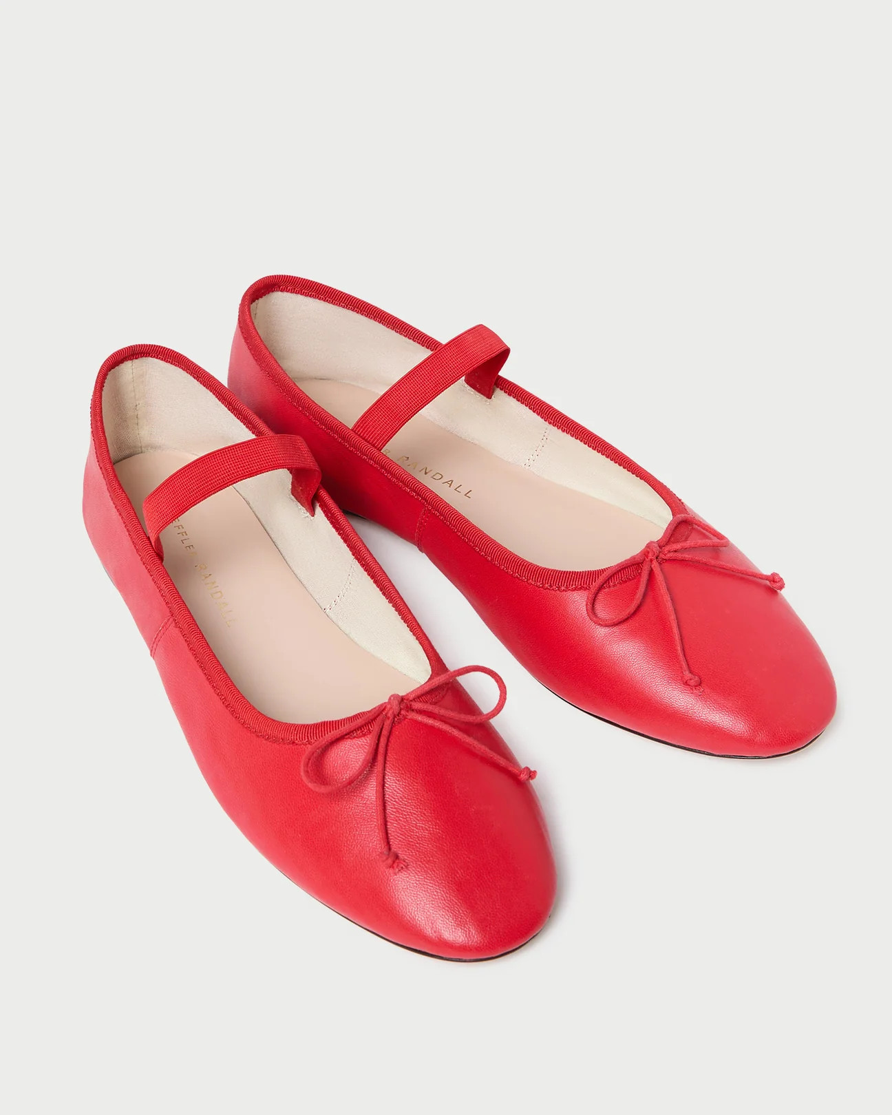 Leonie Red Leather Ballet Flat | Loeffler Randall
