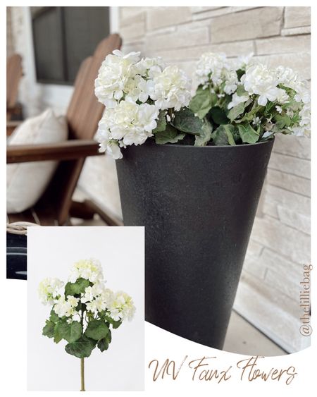 UV faux flowers! These are great! I needed 6 per planter! Other colors avail.

Porch decor. Spring decor. Outdoor decor.

#LTKhome #LTKstyletip #LTKSeasonal