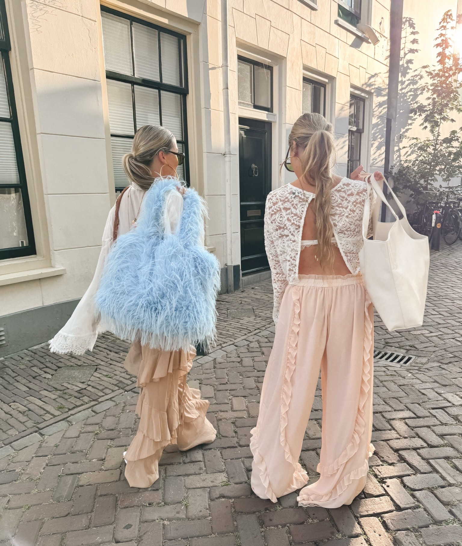 Boho sets we wear on repeat👄💕🌸🍦

we sized up in both flounces pants and lace tops 🫶🏻🫶🏻 and you know we love oversized fun bags and big sunnies all linked girlies and styled the set with the same cute mesh white slip on sandals really comfy and cute 🫶🏻🫶🏻💕👄

#pltstyle #prettylittlething #boho

#LTKFashionMonth #LTKstyletip #LTKfestival