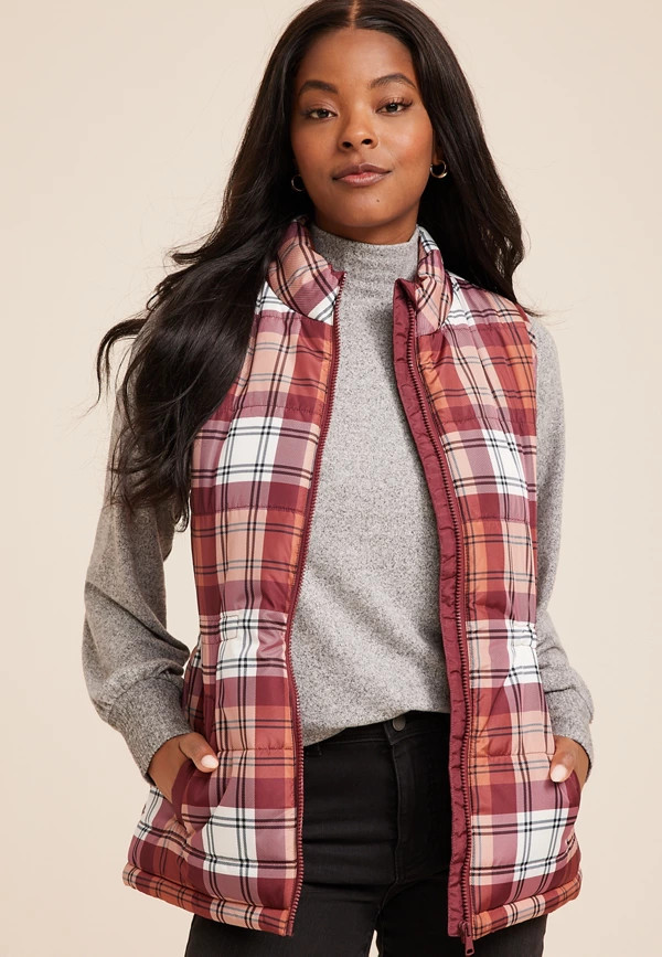 Plaid Vest | Maurices