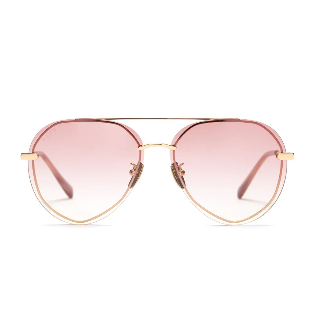 LENOX - GOLD, CASSIS + PINK GRADIENT | DIFF Eyewear