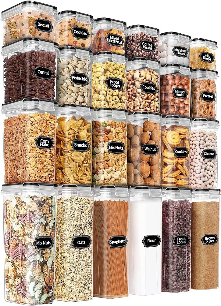 11pcs Airtight Food Storage Containers With Lids - Perfect For