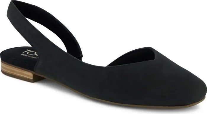 Alene Slingback Half d'Orsay Flat (Women) | Nordstrom