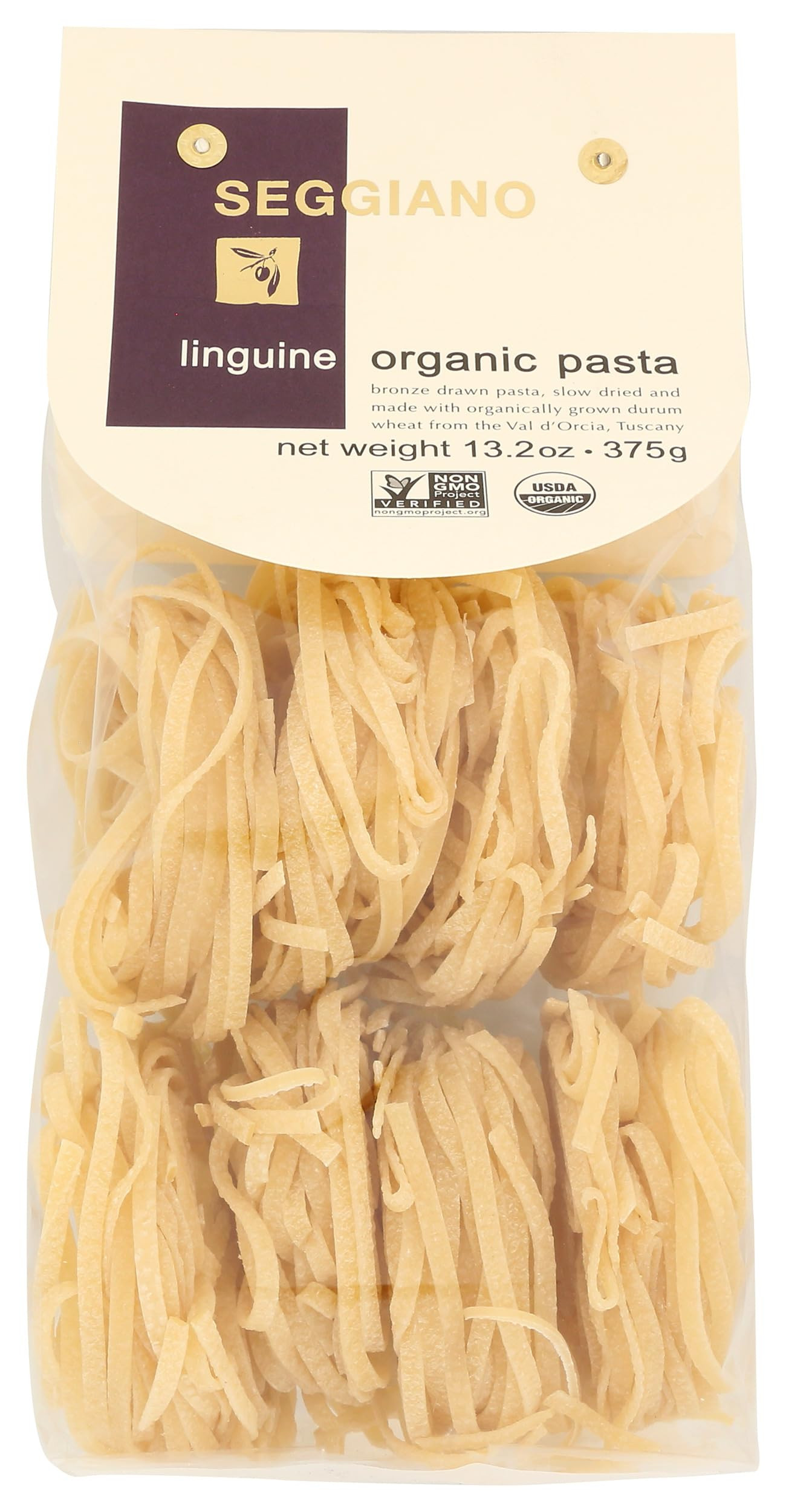 SEGGIANO Organic Linguine Pasta, 13.2 OZ | Amazon (US)