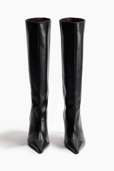 Knee-high Boots - High heel - Black - Ladies | H&M US | H&M (US + CA)