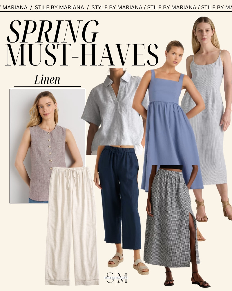 Spring must haves
Linen 

#LTKgrwm #LTKSeasonal #LTKootd