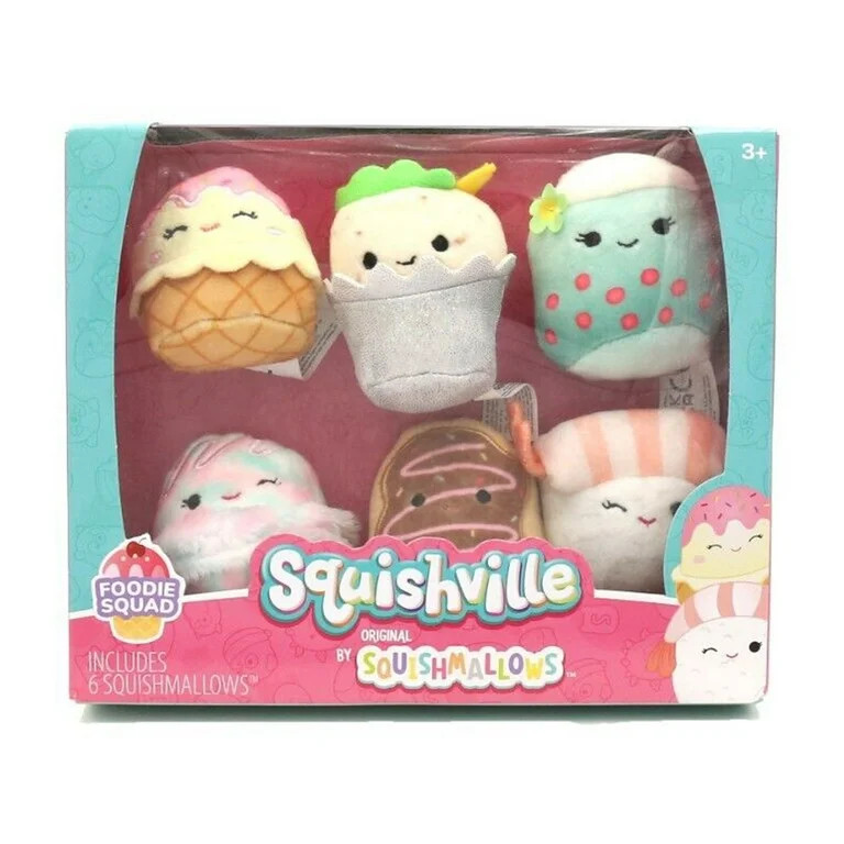 Jazwares - Squishville 2" Plush 6-Pack - Foodie Squad - Walmart.com | Walmart (US)