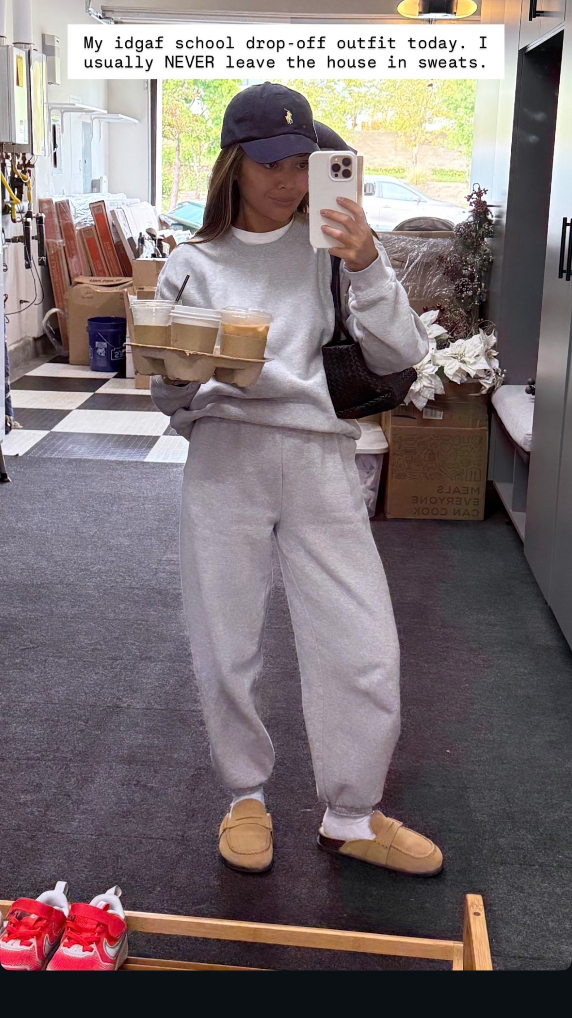 School drop off outfit