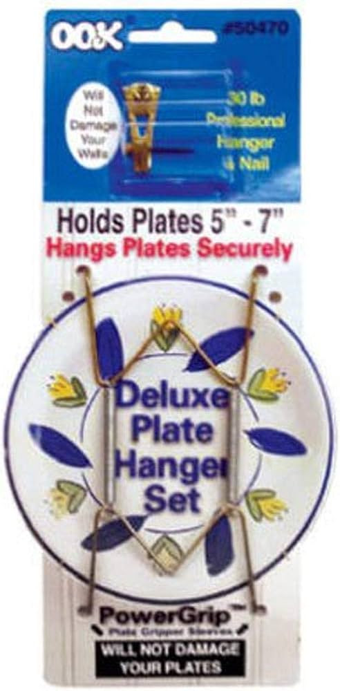 OOK Professional Deluxe Single Plate Hanger Set (5-7 in.) | Amazon (US)