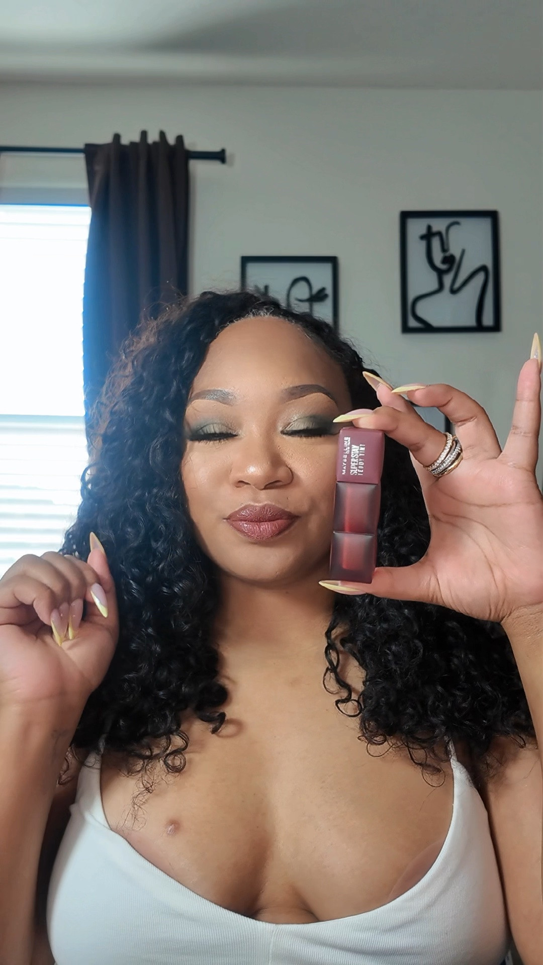 Soft blur, bold color, and staying power that does NOT quit 🤎✨  
The Maybelline Super Stay Teddy Tint Long Lasting Matte Lip Tint gives that plush teddy-soft matte finish without feeling dry or heavy. Lightweight, blurred, buildable, and still looking good hours later? Yeah… she understood the assignment. 💋

#LTKgrwm #LTKvlog #LTKBeauty