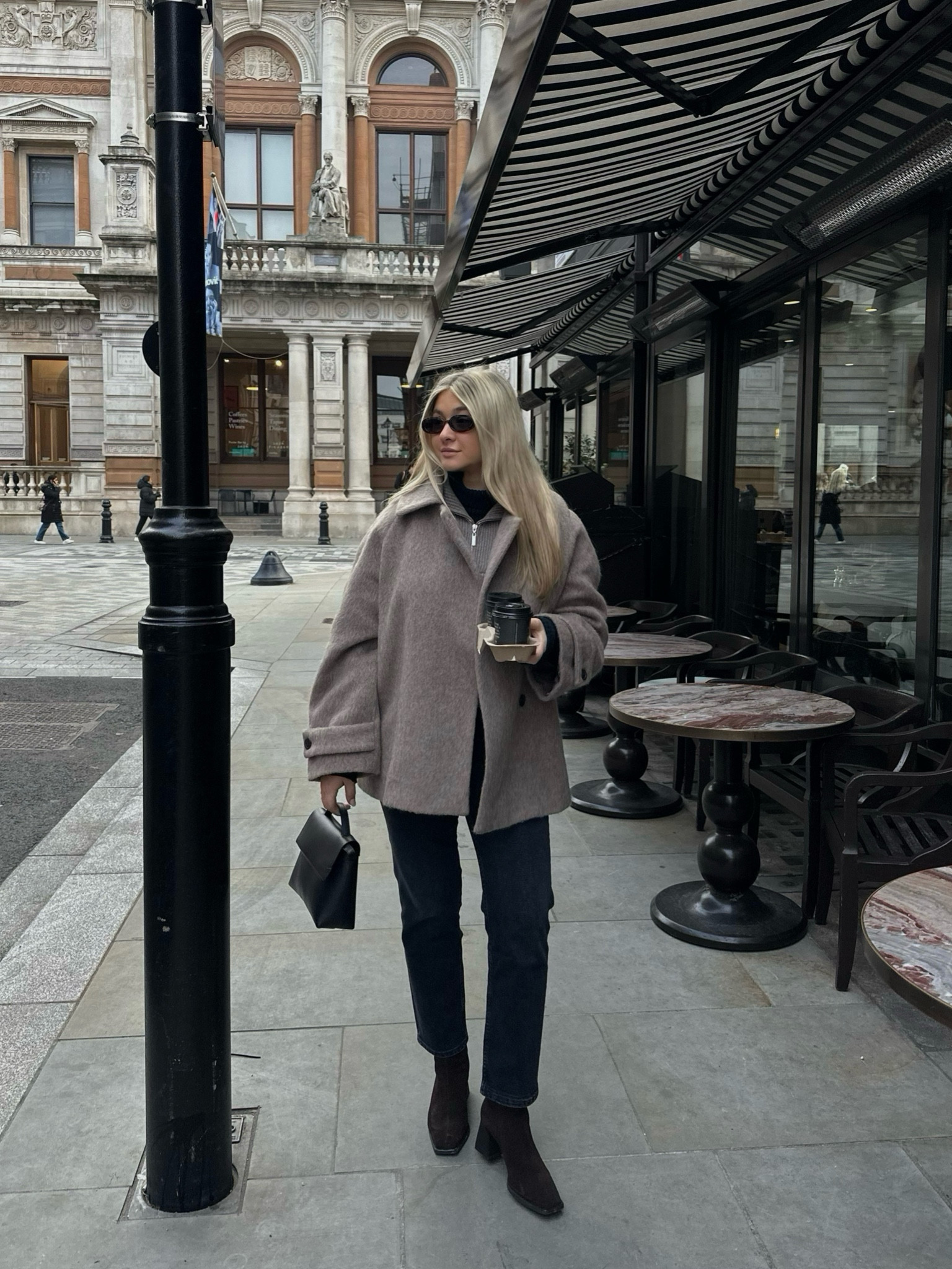 Weekend Attire
Black cropped straight jeans 
Brown suede boots
Fuzzy wool short coat 
Layers on layers 

#LTKstyletip #LTKHoliday #LTKSeasonal