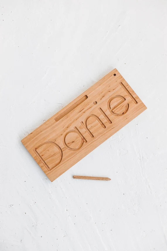 Custom Kids Name tracing board, Personalized gifts for kids & toddlers, Montessori homeschool or ... | Etsy (US)