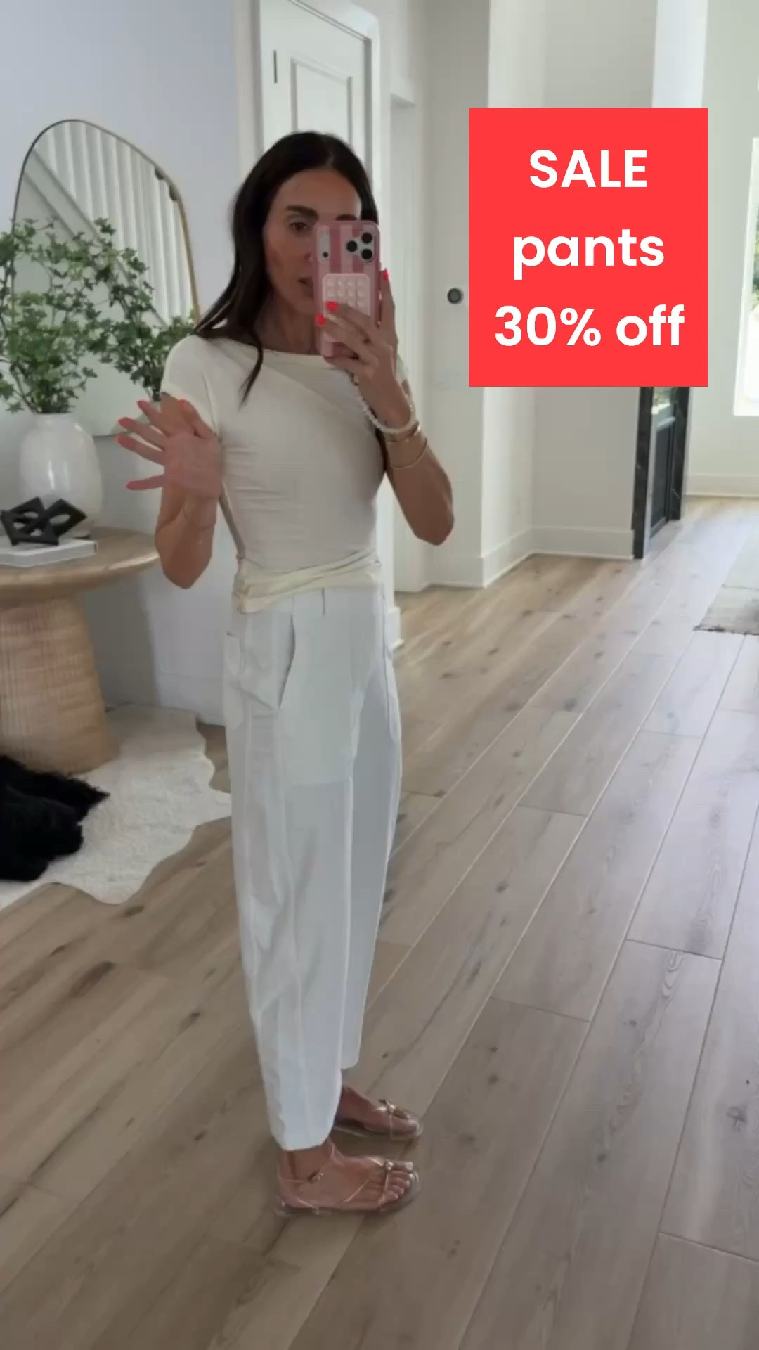 Athleta barrel leg pants are on sale, 30% off. 

white pants, tailored pants, workwear outfit, travel pants, summer outfit, casual work outfit, effortless summer style, early fall outfit, neutral wardrobe staples, everyday chic look

#LTKSaleAlert #LTKOver40 #LTKKids