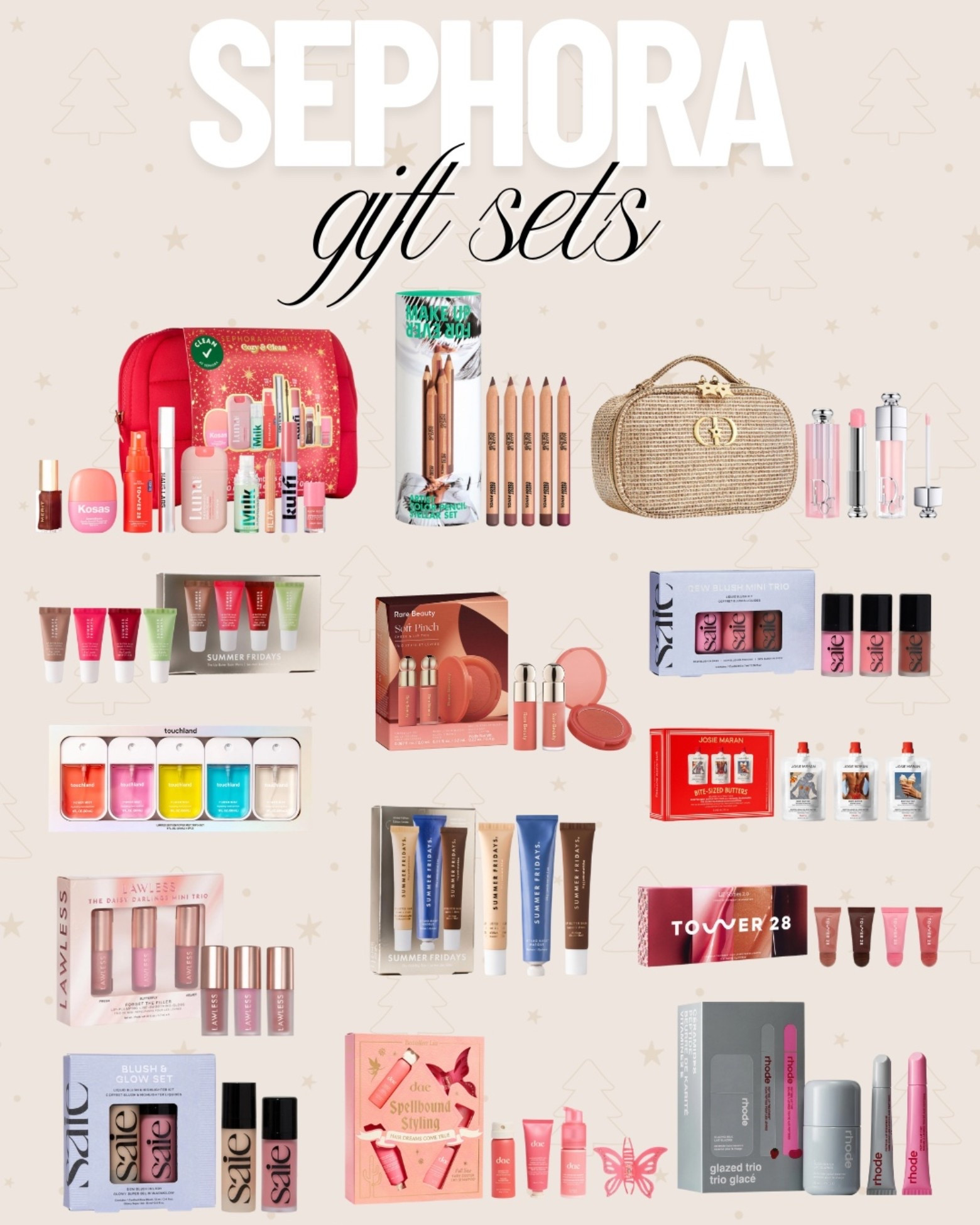 Sephora Gift Sets 🎁

#LTKGiftGuide #LTKHoliday #LTKBeauty