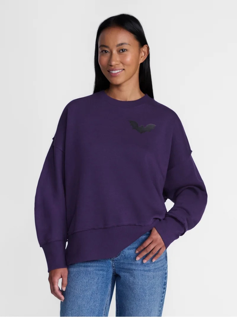 Women's Halloween It's Witching Hour Graphic Fleece from Way to Celebrate, Sizes S-4X | Walmart (US)