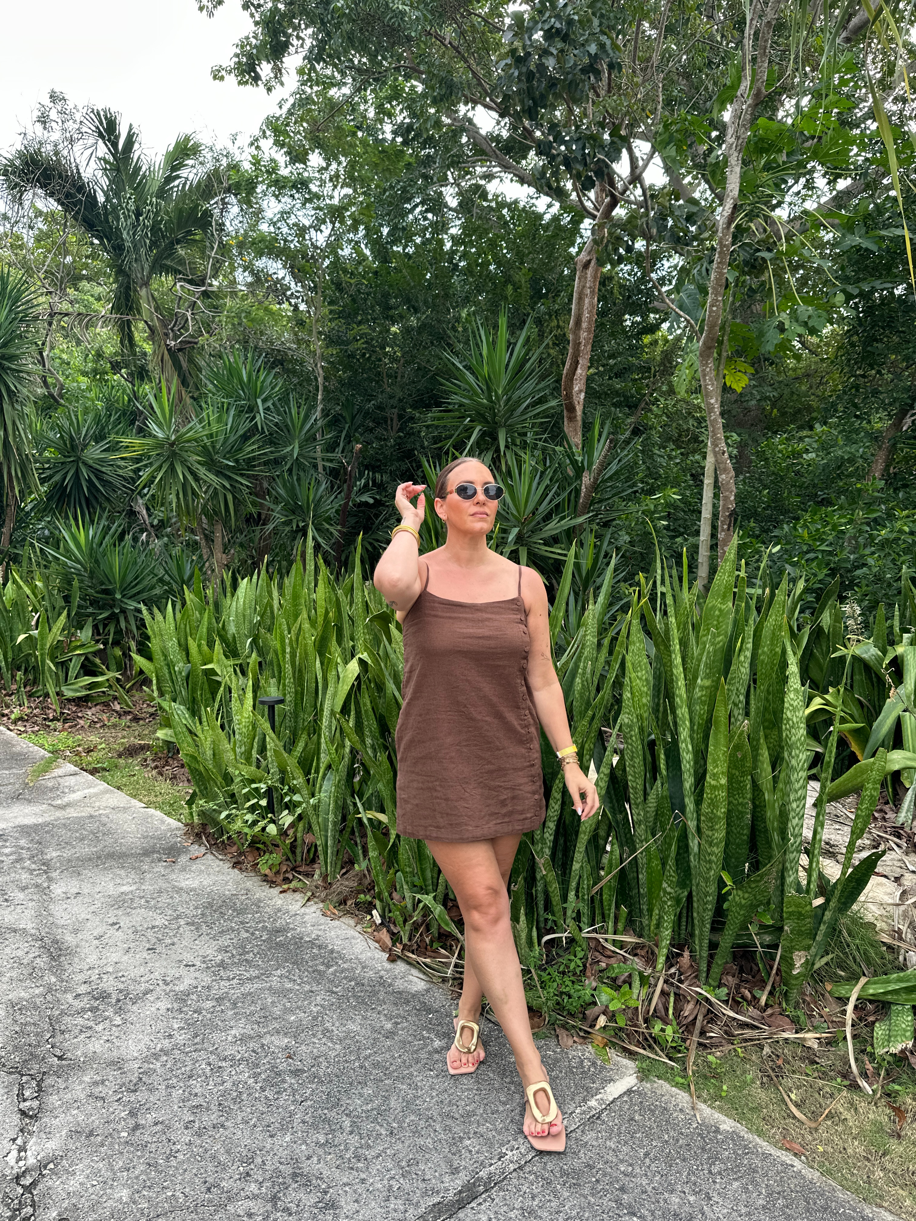 This skort is so comfortable! Wearing a small, but kind of wish I would have gotten a medium. The straps are adjustable. Currently on sale! 

 #LTKOver40 #LTKMidsize #LTKTravel