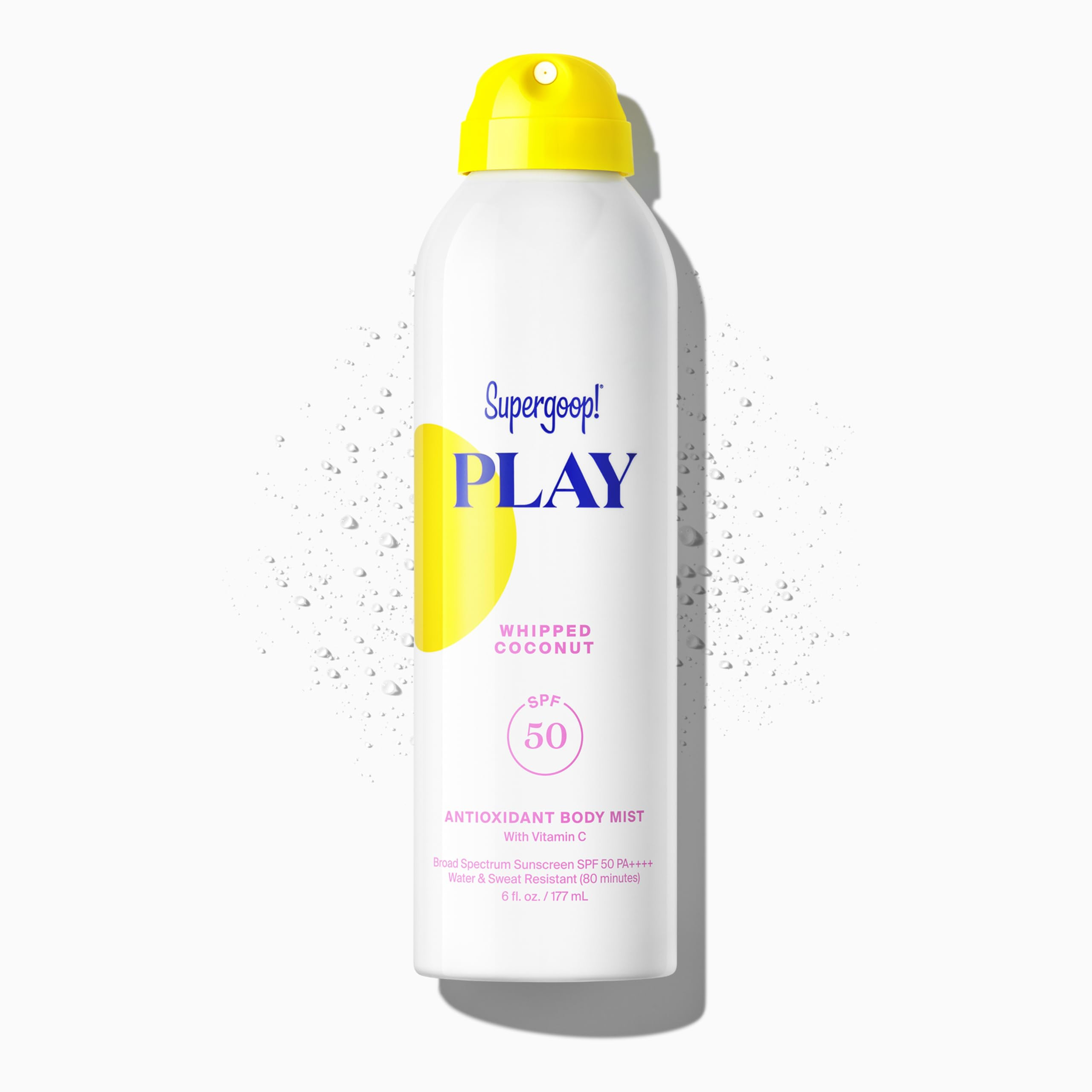 Supergoop! Play Antioxidant Body Mist w/Vitamin C - 6 fl oz - SPF 50 PA++++ Broad Spectrum Sunscr... | Amazon (US)