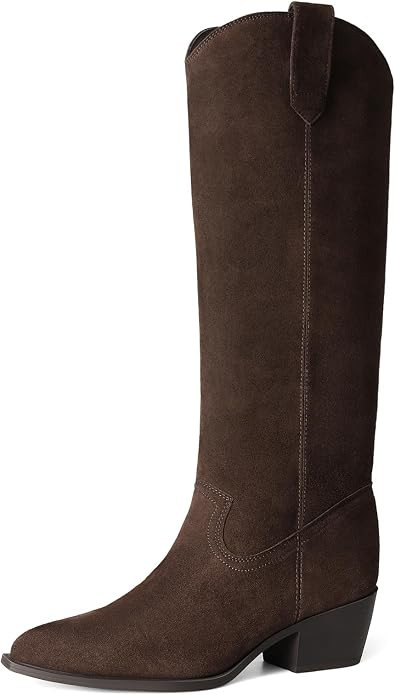 DREAM PAIRS Suede Knee High Fall Tall Boots for Women | Amazon (US)
