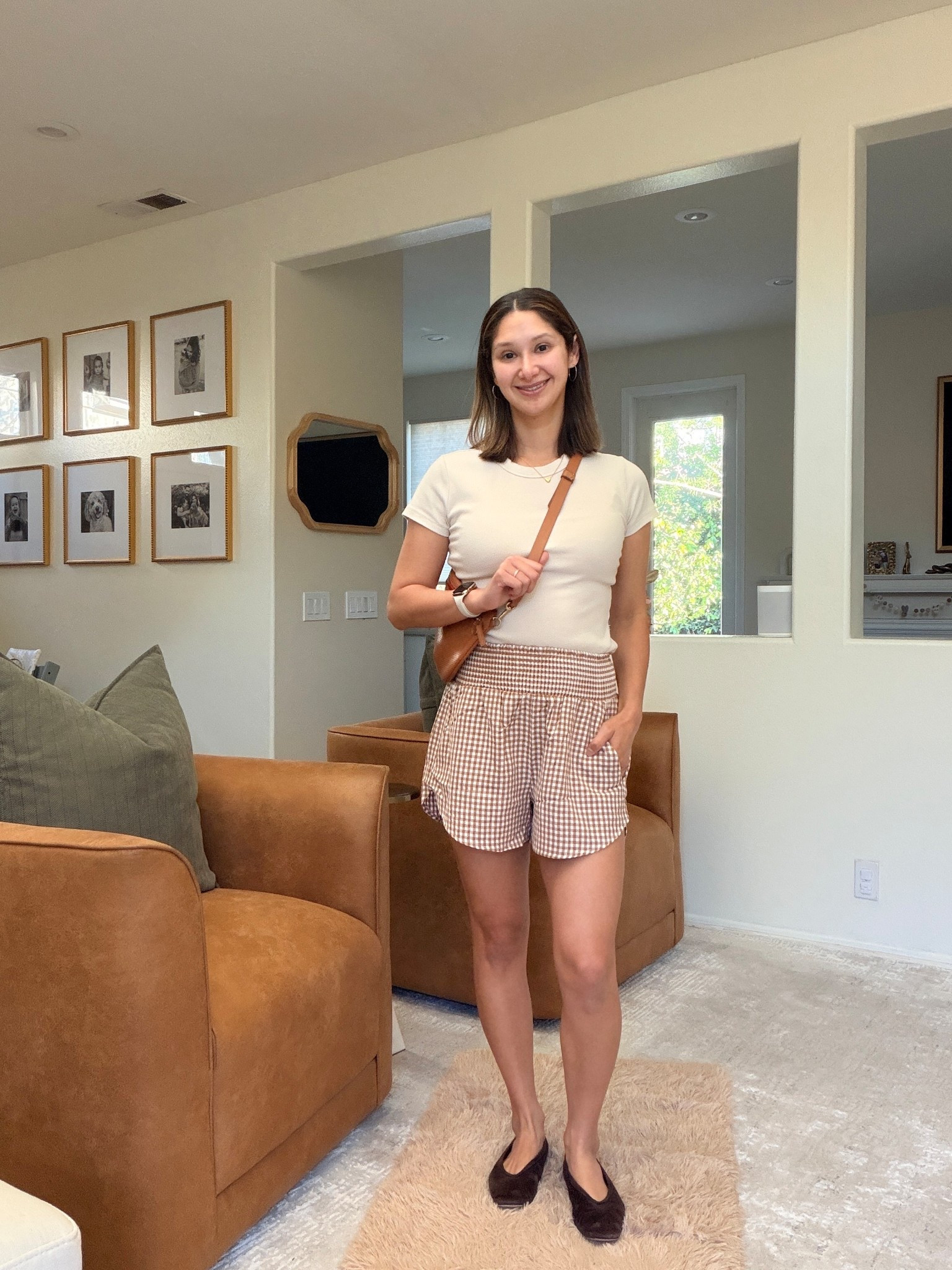 Easy, elevated, and on repeat 🤍

These under-$20 linen shorts have been one of my most worn pieces lately—soft (not stiff), flattering, and easy to style for everyday mom life.

Paired them with a snug tan tee, my go-to suede ballet flats, and a simple fanny bag for a look that feels effortless but still put together.

✨ busy mom approved

Sizing:
Top (Old Navy tee): Small
Shorts: Small

#LTKmomlife #LTKootd