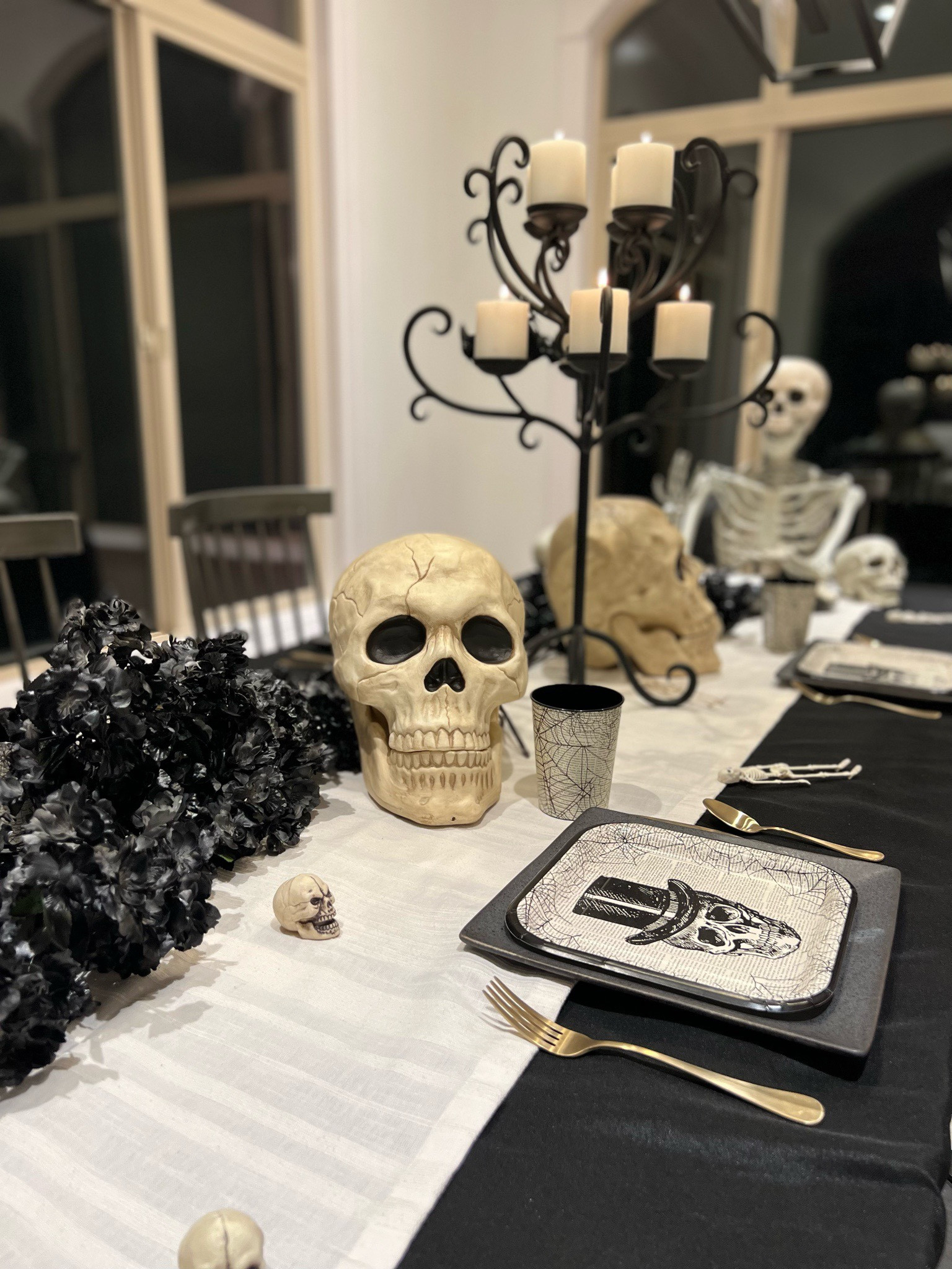 Affordable Halloween Table Setting! Decorate your table with EASE & without breaking the bank! Save time by shopping online @walmart and get it delivered! #walmartpartner #walmartgrocery #walmartdeals #halloweendecor #skeltons #halloweendecorating #halloweenhome

#LTKsalealert #LTKhome #LTKSeasonal