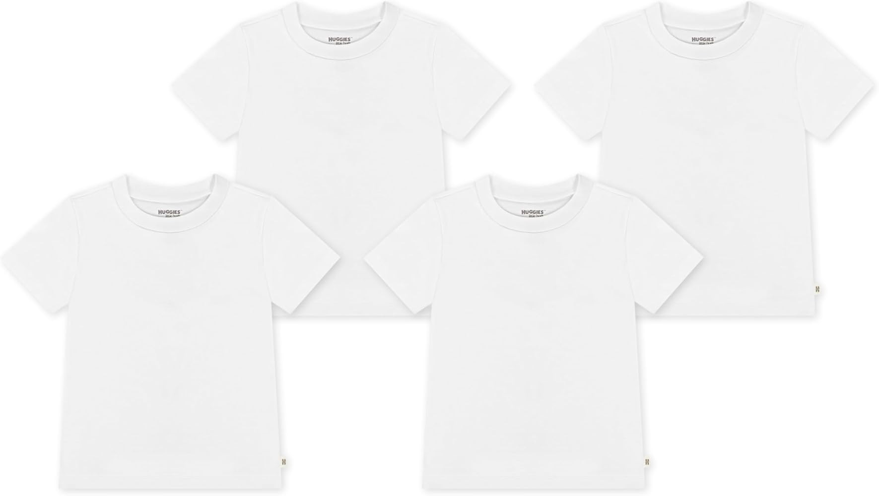 HUGGIES Unisex-Baby 4-Pack Basic T-Shirt | Amazon (US)