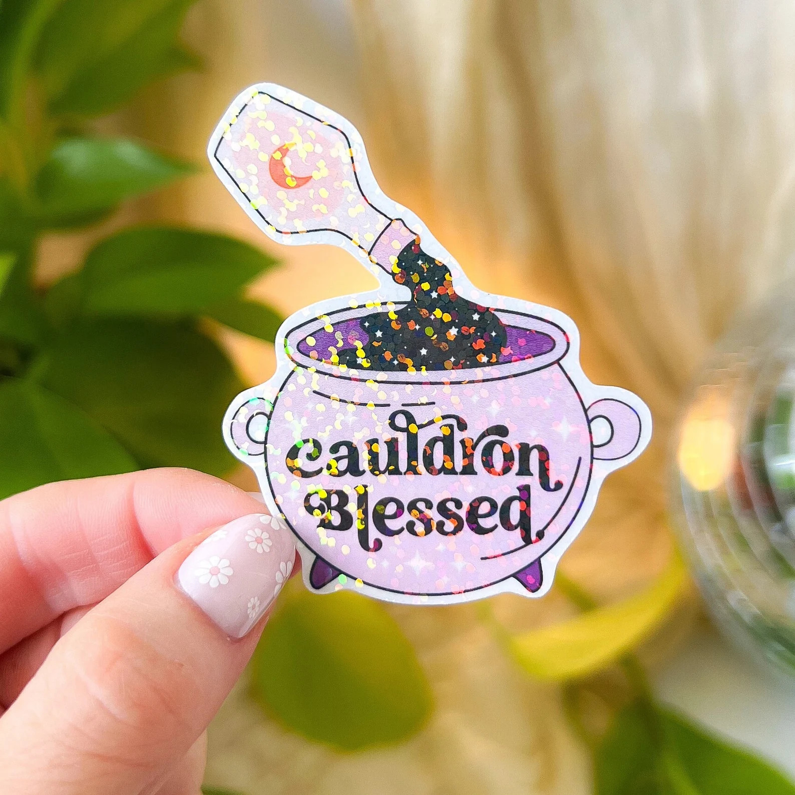 Cauldron Blessed Sticker for Kindle, Fantasy Book Sticker, Stickers for Book Lovers, Bookish Merc... | Etsy (US)