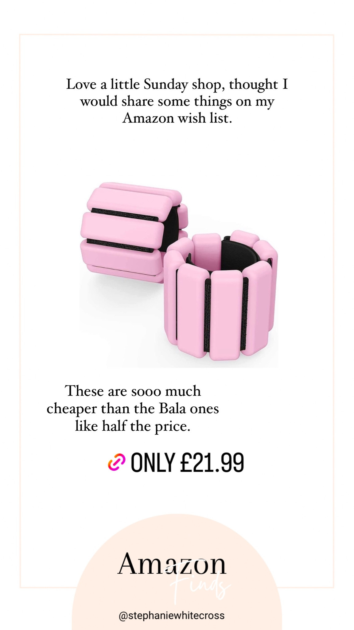 Bala inspired wrist weights for half the price 

#LTKunder50 #LTKeurope #LTKfitness