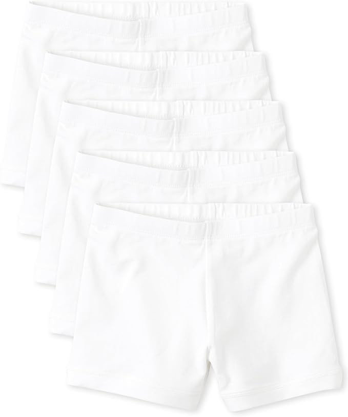 The Children's Place girls Basic Cartwheel Short 5 pack | Amazon (US)