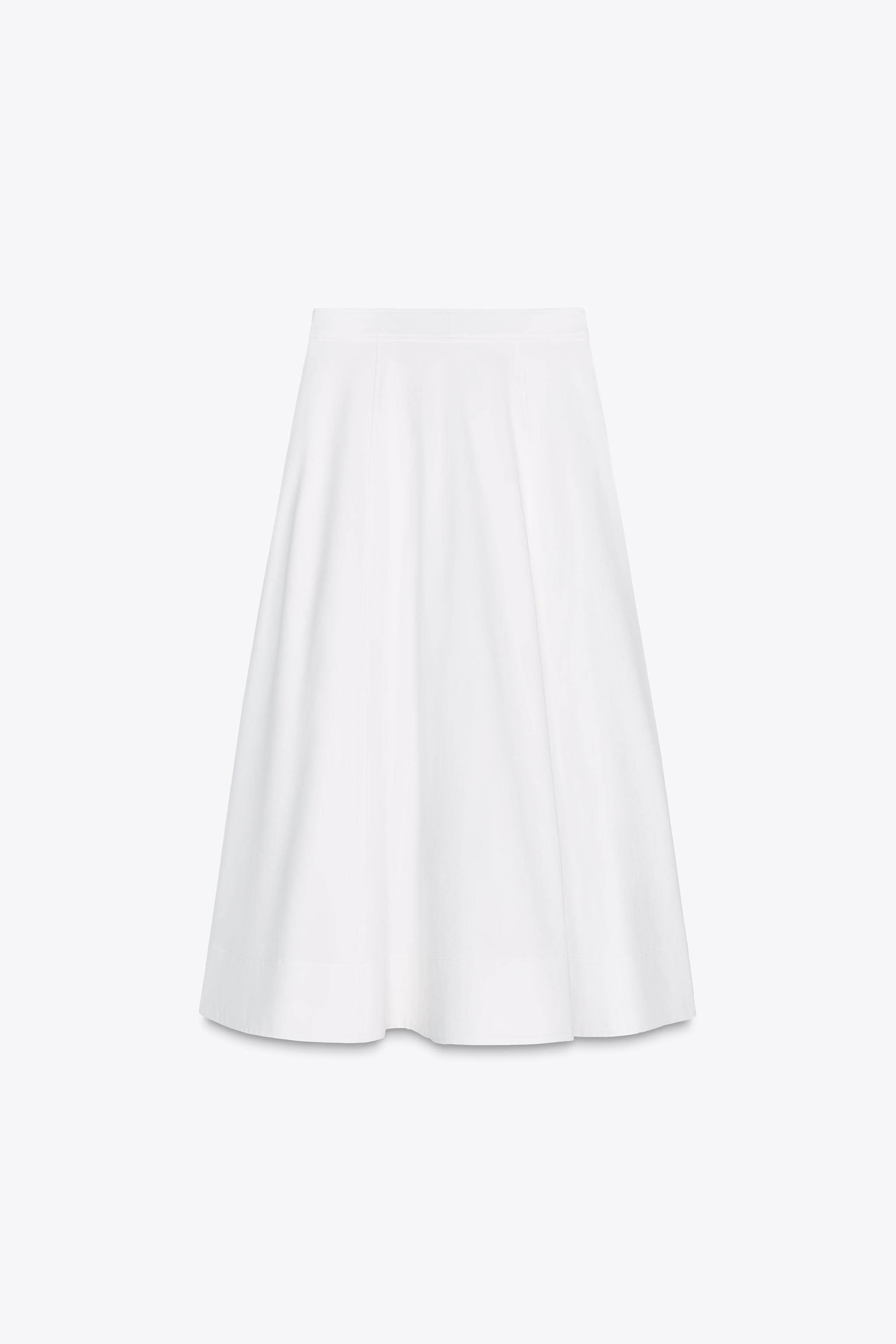 ZW COLLECTION CAPE MIDI SKIRT | Zara UK