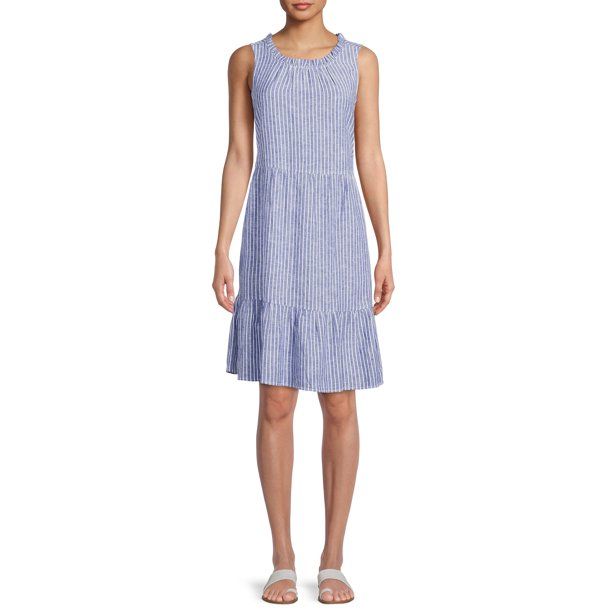Beachlunchlounge Women’s Sleeveless Maxi Dress with Side Cutout Detail - Walmart.com | Walmart (US)