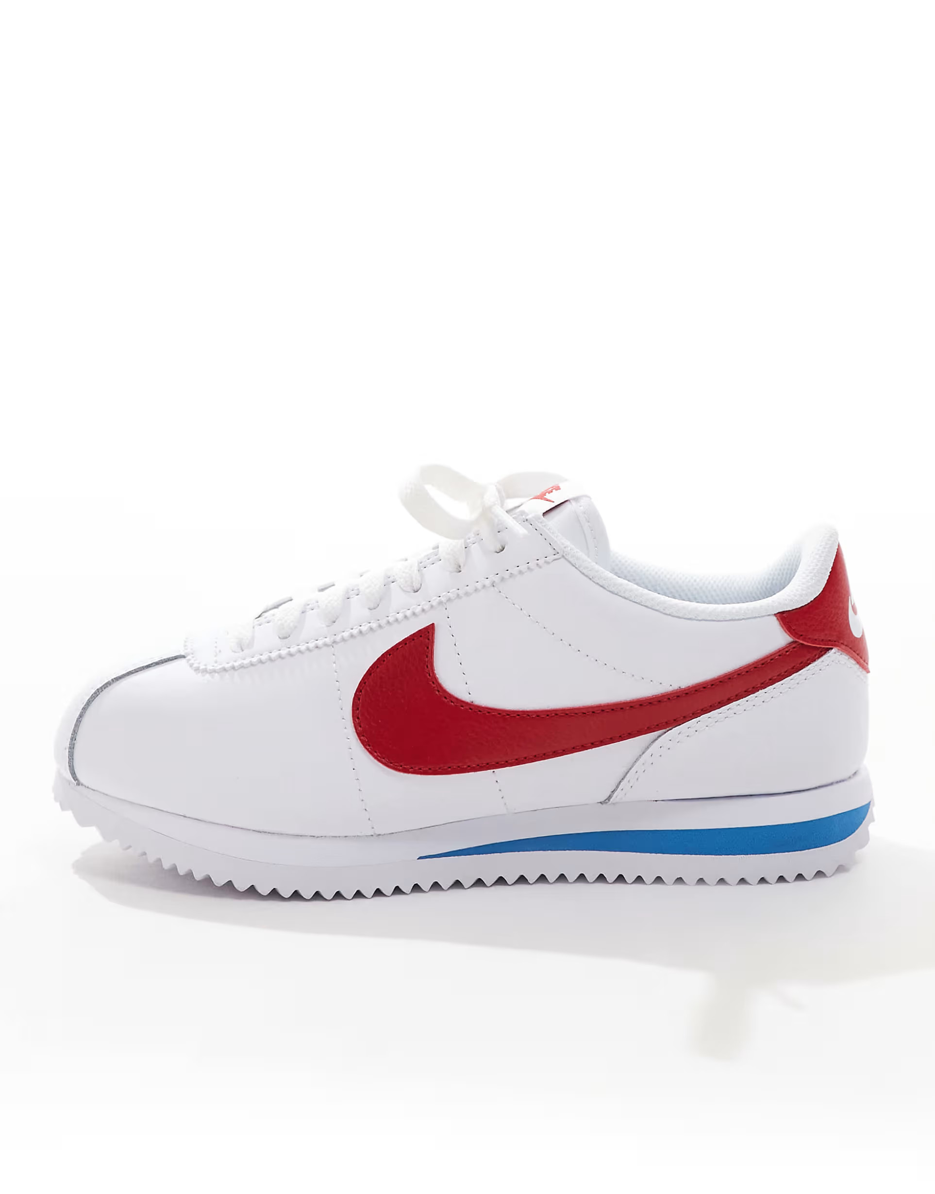Nike Cortez leather trainers in white, red and blue | ASOS (Global)