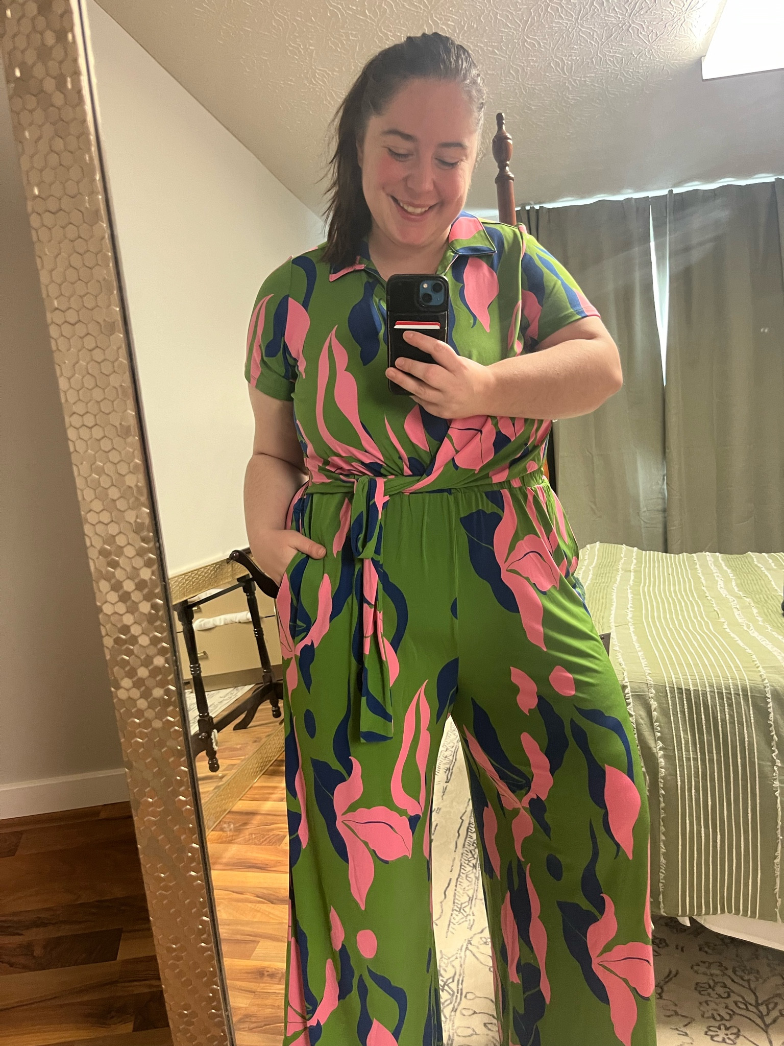 Love this super fun tie front jumpsuit from Lane Bryant 

#LTKMidsize #LTKFindsUnder100 #LTKPlusSize