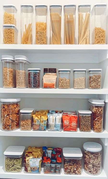 Kitchen Pantry Storage Solution to help you stay organized in 2024! ✨ These OXO airtight containers also keep your food fresh, so you waste less! Not only will these storage containers and baskets enhance the aesthetic of your pantry, but they will also make the food more accessible! It makes packing lunches so quick and easy! Kids can just grab snacks and go! Having an organized, declutterred kitchen pantry will also help you stick to healthy eating! The more you see the healthy food choices, the more likely you and your family are to choose them! 

Kitchen, Pantry, Kitchen Closet, Storage, Organization, Kitchen Storage, Kitchen Organization, Food Storage, Aesthetic Kitchen, Healthy Eating, Mindful Eating, 2024 Goals, Organized House, Amazon Finds, Home Finds, Produce Saver, Fresh Produce, Containers, Spice Rack, Baskets, Clean Kitchen, Tidy Kitchen, Food Saver, Airtight Containers, OXO, Container Set,  Cereal Dispenser, Breakfast, Lunch, Dinner, Snacks, White Wire Baskets, Label Maker, Labels, Woven Basket, White Basket, White Kitchen, Fridge Organizer, Refrigerator Organizer, Fruit Storage, Vegetable Container, Clear Container, Can organizer, Organization Set, Container Set, New Years Goals, Declutter, Uncluttered, Canister Set, Amazon Home Finds, Space Saver, Storage Solution, Stackable Containers, Pop container, Dishwasher Safe 

#LTKfindsunder50 #LTKhome #LTKfindsunder100