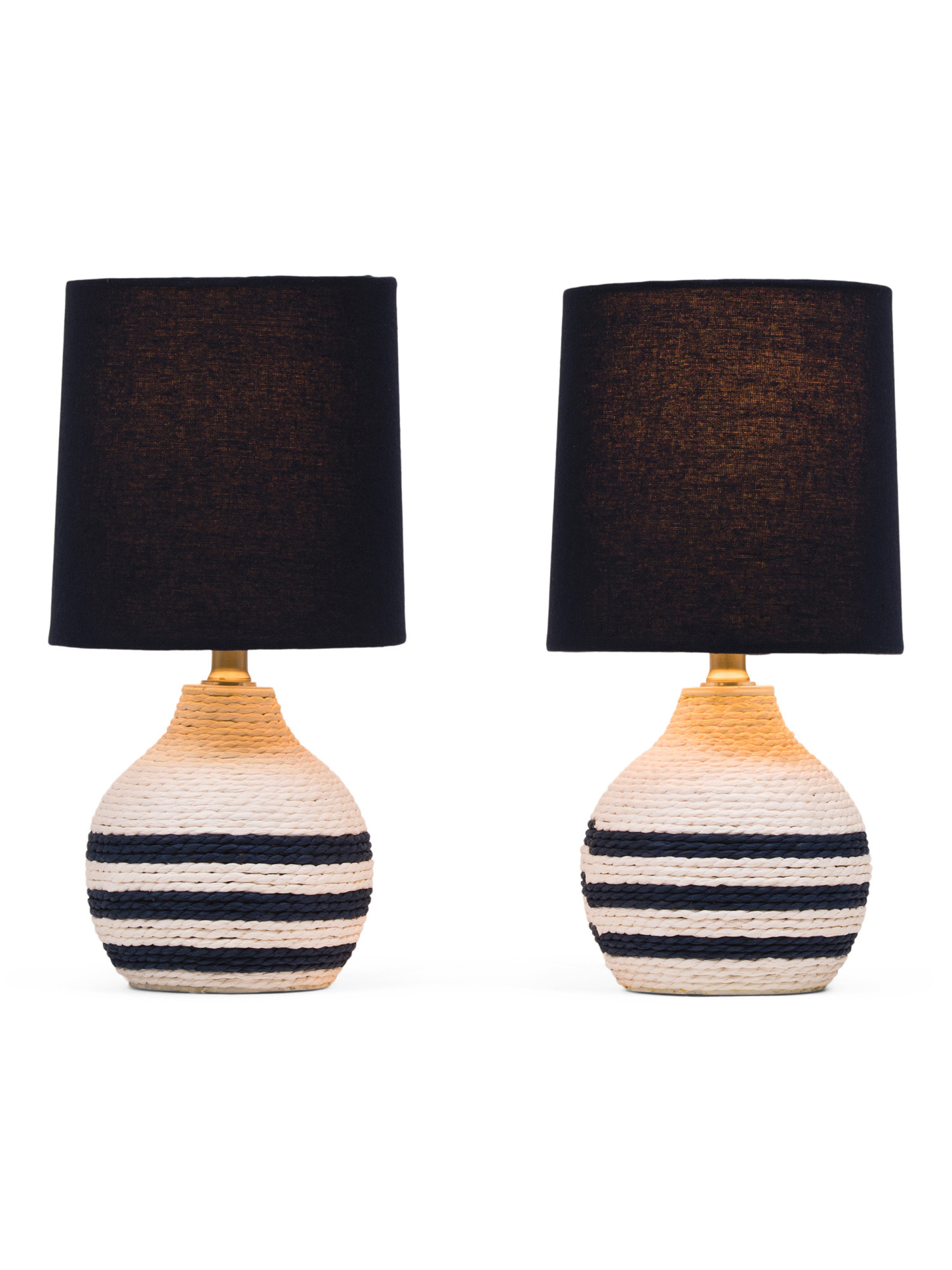 2pk 12.5in Rope Table Lamp Set | TJ Maxx