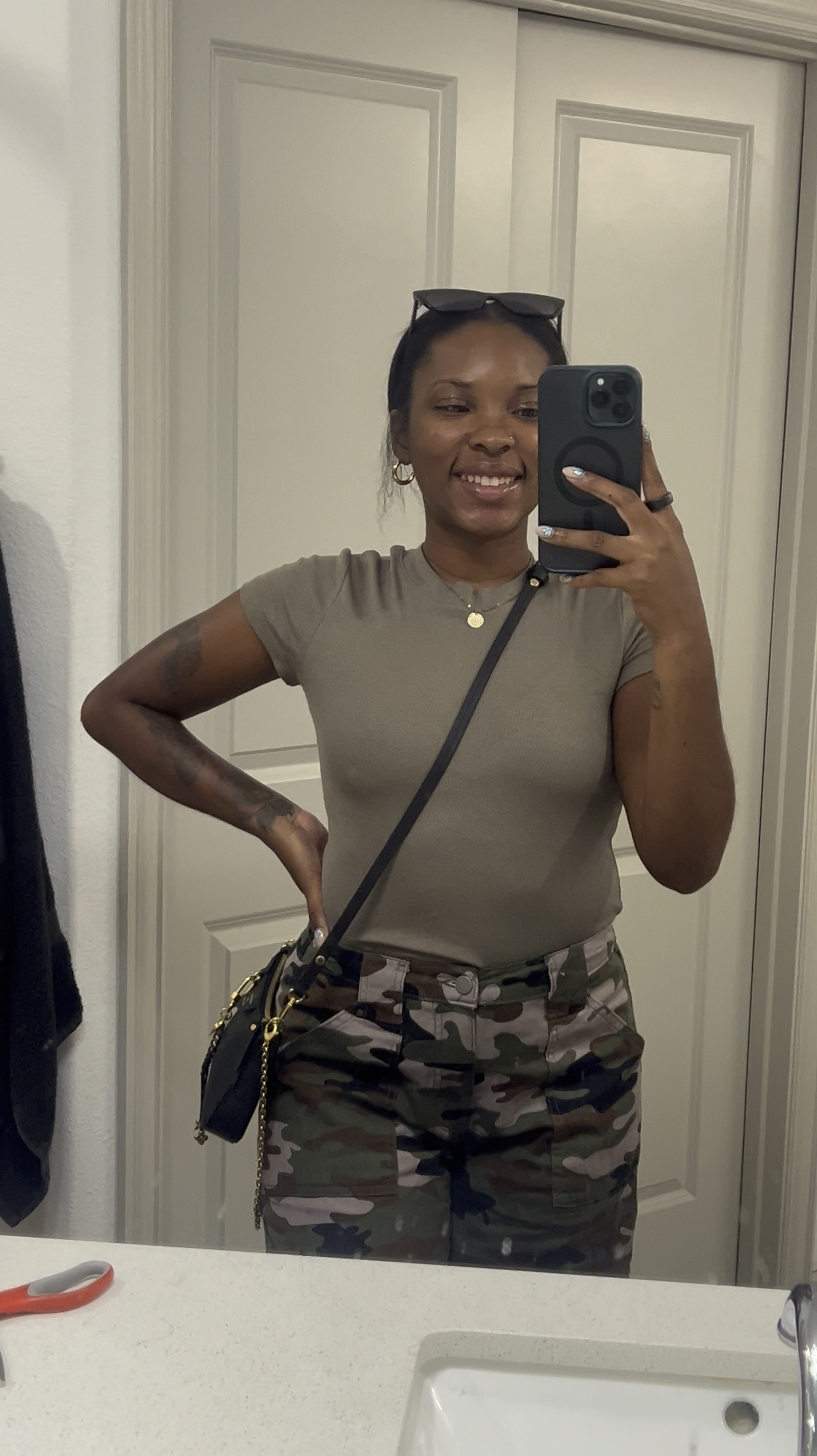I'm obsessed with these ribbed t-shirts from Target! 😍 They're so cute, versatile, and super affordable—perfect for any casual outfit. And I got so lucky stumbling across these cute camouflage cargo pants from Walmart! Such a great find at an amazing price. These pieces are must-haves for your wardrobe! 🛍️ 

#FashionInspo #OutfitIdeas #CasualOutfit #TargetFinds #WalmartFinds #StyleTips #MustHaveLooks #ComfyAndChic #AffordableFashion #WardrobeEssentials #falloutfits

#LTKFallSale #LTKStyleTip #LTKVideo
