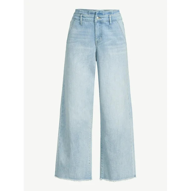 Sofia Jeans by Sofia Vergara Women's Luisa Paperbag High-Rise Wide Leg Jeans - Walmart.com | Walmart (US)