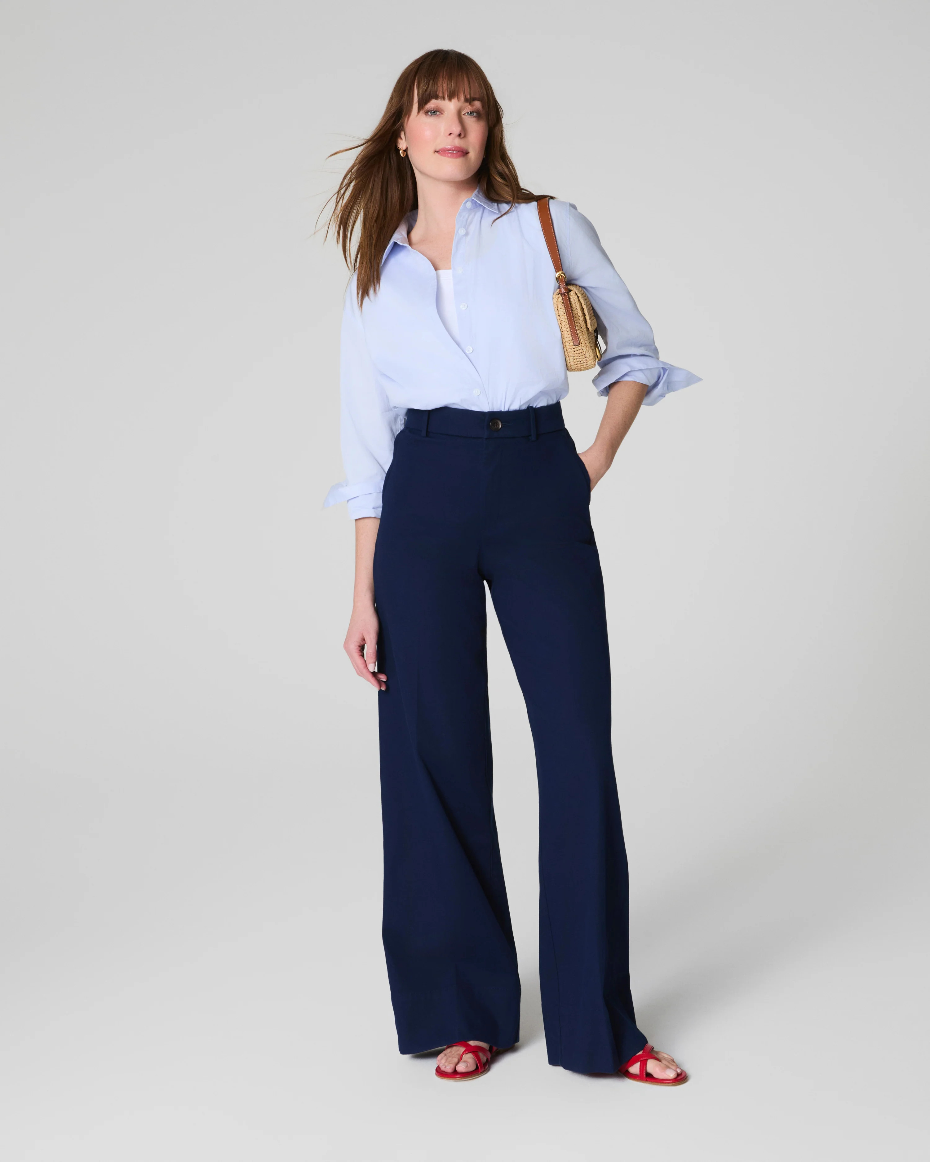 SPANXsupersmooth™ Stretch TwillWide Leg Pant | Spanx