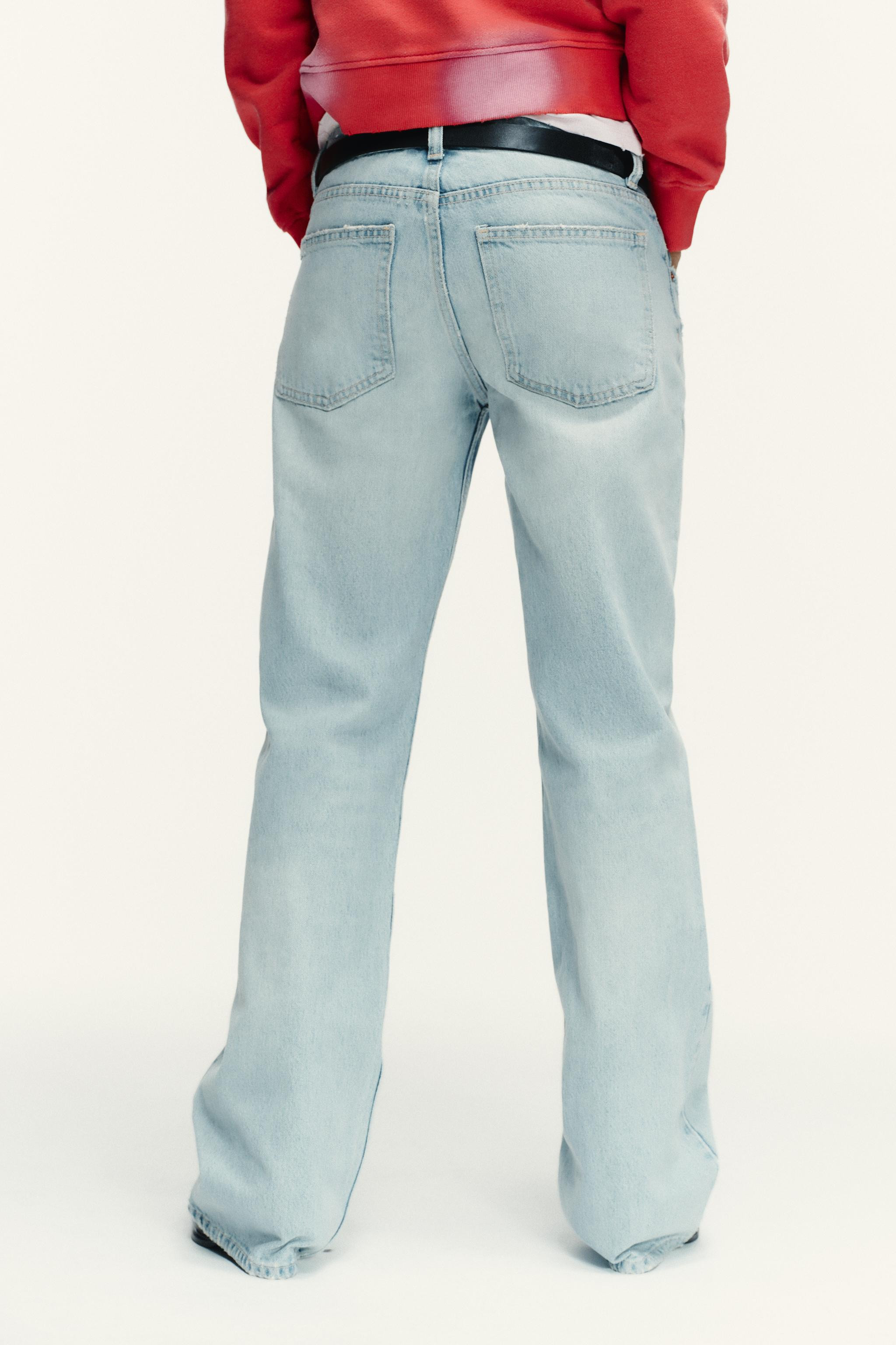 TRF WIDE LEG LOW RISE JEANS | Zara US