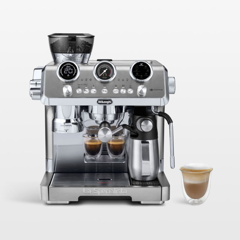 De'Longhi La Specialista Maestro Espresso Machine with Cold Brew + Reviews | Crate & Barrel | Crate & Barrel