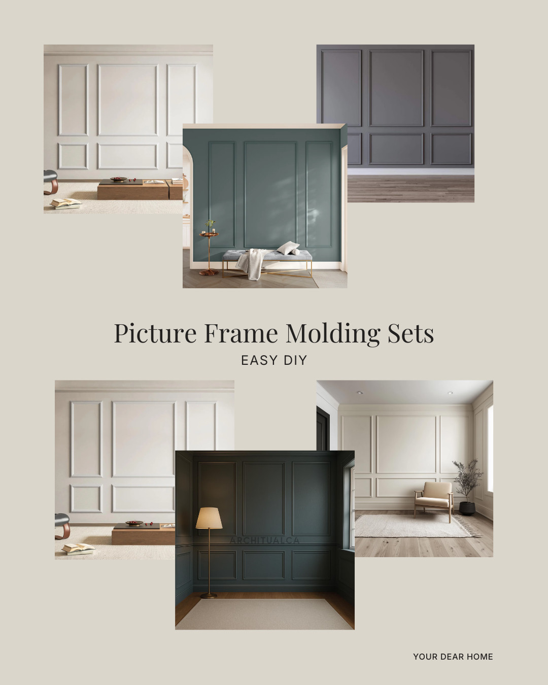 Easiest DIY you can do to add character to your home is picture frame molding using these sets!  

 #LTKHome
