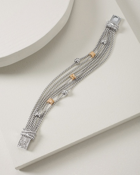 Mixed-Metal Rope Chain Bracelet | White House Black Market