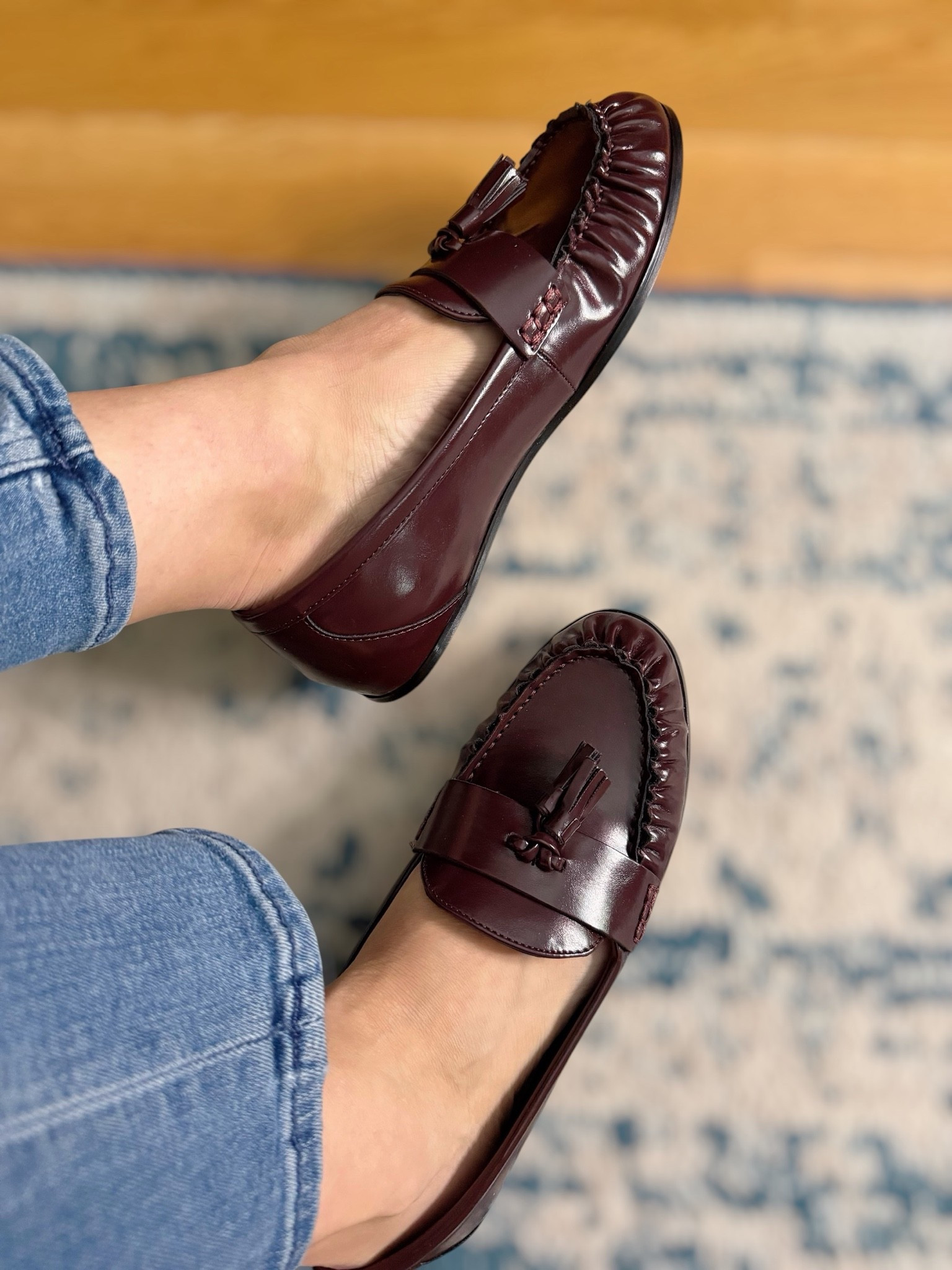 Walmart Burgundy Loafers 🍷✨

These burgundy tassel loafers are such a good fall find! 🍂 The rich burgundy color is perfect for adding a polished pop of color to jeans, trousers, skirts, and dresses. I love the classic loafer shape with the pretty tassel detail—and they look SO much more expensive than $40! 🤎👞

An easy, affordable way to add a little preppy style to your fall wardrobe. 🍁

Burgundy loafers, Walmart fashion finds, affordable fall shoes, women’s loafers, tassel loafers, preppy fall style, fall transition outfits, classic wardrobe essentials, affordable fashion finds, women over 40 style.

#LTKOver40 #LTKSeasonal #LTKWorkwear