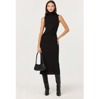 ASTR the Label | Riana Turtleneck Twist Front Maxi Dress in Black | Size L | ASTR The Label (US)