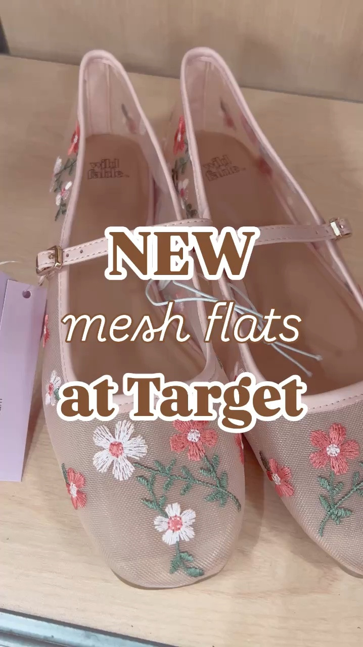 New Mesh Flats at Target 🌺

Available in 3 colors! $35 ✨

#LTKFindsUnder50 #LTKWatchNow #LTKShoeCrush