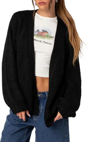 EDIKTED Anina Oversize Cardigan | Nordstrom | Nordstrom