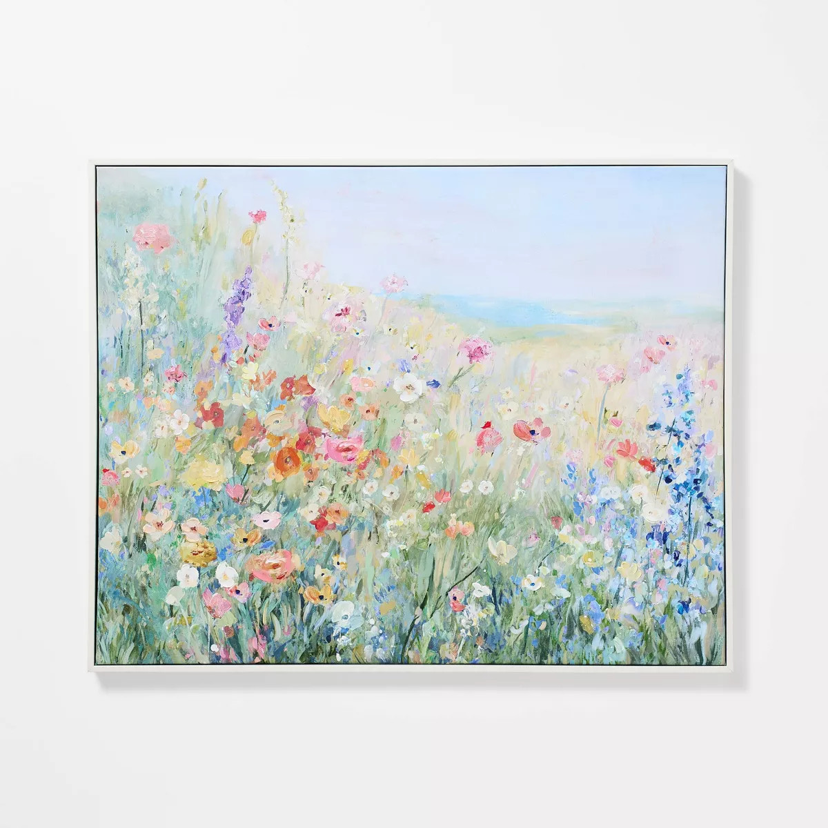 30"x24" Floral Landscape Wall Art - Threshold™ designed with Studio McGee | Target