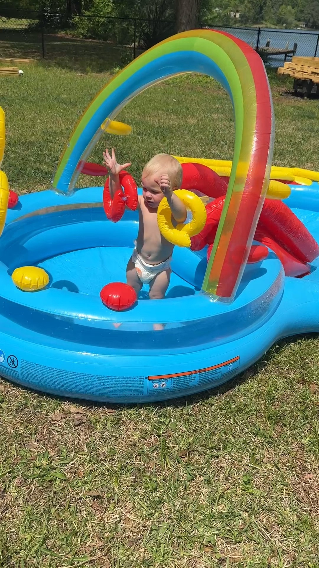 The best toddler summer activity we’ve found ☀️💦

This inflatable water slide/pool has been a game changer for keeping my toddler entertained, cool, and active during hot days. It’s the perfect backyard water toy for little ones and so easy to set up for everyday play.

If you’re looking for toddler summer essentials or outdoor activities for 1 year olds, this is 100% worth it 🙌🏼 

#toddlersummer #toddleractivities #babyactivities #summermusthaves #toddlermusthaves #backyardplay #outdoorplay

#LTKdayinmylife #LTKmomlife