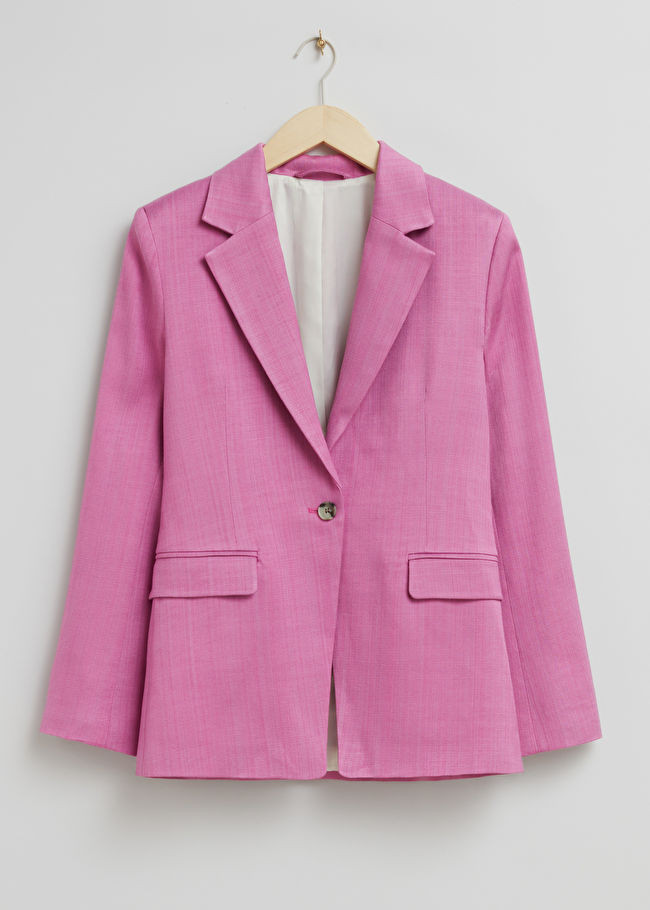 Single Breasted Fitted Waist Blazer | & Other Stories (EU + UK)