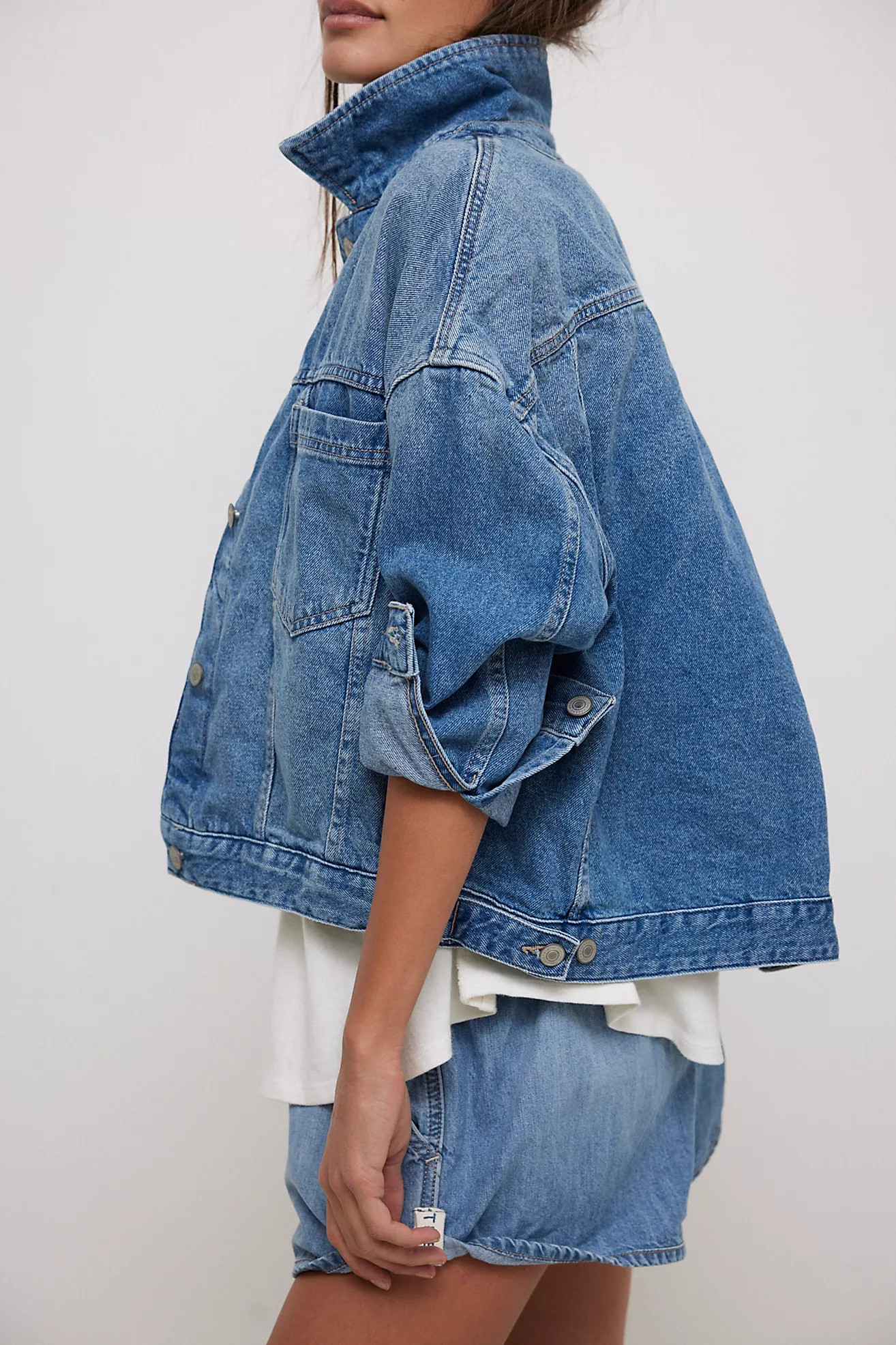 We The Free Opal Swing Denim Jacket | Free People (UK)