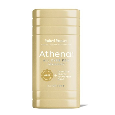 Athena Club All Over Deodorant Stick - Salted Sunset - 2.6oz: Under Arm, Whole Body Application, Fresh Scent | Target
